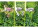 Aerial view highlights the property's location surrounded by lush trees and greenery in neighborhood at 175 Hunters Gln, Fayetteville, GA 30215