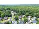 Neighborhood aerial view highlighting mature trees and well-maintained homes at 3812 Mine Creek Ln, Marietta, GA 30062