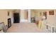 Spacious carpeted attic area with sloped ceilings and charming, eclectic decor at 3812 Mine Creek Ln, Marietta, GA 30062
