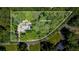 Aerial view of a wooded lot covering 1.23 acres at 1565 Kings Xing, Smoke Rise, GA 30087