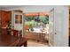 Patio view from kitchen and outdoor seating area at 1565 Kings Xing, Smoke Rise, GA 30087