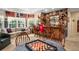 Entertaining bar area with seating, decor, and ample space for hosting guests at 6380 Bannerhorn Run, Alpharetta, GA 30005