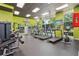 The well-lit gym features plenty of cardio machines and strength training equipment at 840 United Se Ave # 205, Atlanta, GA 30312