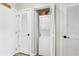 This condo features a convenient stacked washer and dryer unit tucked away behind bi-fold doors at 840 United Se Ave # 205, Atlanta, GA 30312