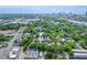 Stunning aerial view of an Atlanta neighborhood with the city skyline in the background at 183 Cleveland # B, Atlanta, GA 30316