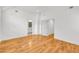 A bright and spacious bedroom with wood floors and ensuite bathroom access at 183 Cleveland # B, Atlanta, GA 30316