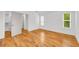 A well-lit bedroom featuring beautiful wood floors, closet, and large windows at 183 Cleveland # B, Atlanta, GA 30316