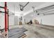 Spacious garage with high ceilings, weight lifting equipment and access door to the home at 183 Cleveland # B, Atlanta, GA 30316