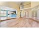 Open-concept living area showcases hardwood floors and seamless flow to kitchen and dining spaces at 2956 Nestle Creek Dr, Marietta, GA 30062
