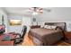 Bedroom with a bed and adjacent office at 2631 Young Rd, Stone Mountain, GA 30088