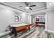 Game room with both air hockey and pool table and recessed lighting at 2631 Young Rd, Stone Mountain, GA 30088