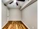 View of a bedroom showcasing new flooring and a white door at 516 Jordan Nw Dr, Tucker, GA 30084
