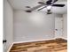 Image of the bedroom with new flooring and a ceiling fan at 516 Jordan Nw Dr, Tucker, GA 30084