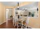 Cozy breakfast nook with hardwood floors and adjacent to the kitchen and living areas at 1520 Dorchester Dr, Lawrenceville, GA 30043
