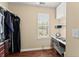 Walk-in closet with built-in storage and natural light at 1520 Dorchester Dr, Lawrenceville, GA 30043