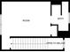 Second floor floorplan includes a bath and stairs to lower level at 4875 Churchill Ridge Dr, Cumming, GA 30028