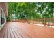 Expansive wooden deck offering a great space for outdoor gatherings at 5022 Anclote Dr, Alpharetta, GA 30022