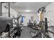 Home gym with weight machines and fitness equipment at 686 Hillwood Ct, Dacula, GA 30019
