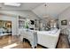 Well-lit living room featuring vaulted ceiling, fireplace, and sophisticated decor at 510 Elgaen Ct, Roswell, GA 30075