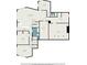 Detailed basement floorplan showcases bedrooms, recreation room, wet bar, utility room, and ample storage via walk in closets at 9025 Huntcliff Trce, Atlanta, GA 30350
