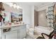 Bathroom features a bath tub, shower and granite counters at 2161 Colvin Ct, Atlanta, GA 30318