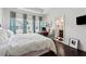 Bedroom with windows, carpet, and ensuite bathroom at 2161 Colvin Ct, Atlanta, GA 30318