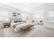 Bright main bedroom features natural light, neutral color palette, and seating area at 416 Blue Sky Cir, Acworth, GA 30102