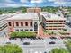 Aerial view of brick buildings with landscaped surroundings and street parking at 331 Terrell Sw Dr, Marietta, GA 30064