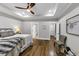Spacious main bedroom with hardwood floors, recessed lighting, and a sitting area at 331 Terrell Sw Dr, Marietta, GA 30064