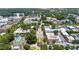 Aerial view of commercial district with tree-lined streets, buildings and various landmarks at 3388 Elgin Dr, Decatur, GA 30032