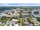 Aerial view of commercial district showing tall buildings, tree lined streets and various parking lots at 3388 Elgin Dr, Decatur, GA 30032