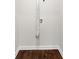 Efficient laundry room featuring hardwood floors, a dryer vent, and electrical outlets at 3388 Elgin Dr, Decatur, GA 30032
