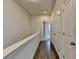 Hallway with hardwood floors leading to bedroom at 3879 Glenview Club Ln, Duluth, GA 30097