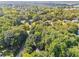 An aerial view of a neighborhood with lush green trees and well-maintained homes on a sunny day at 6520 Fairfield Trce, Suwanee, GA 30024
