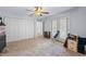 Bedroom featuring a closet, double doors to the exterior, and carpet at 1961 Luke Edwards Rd, Dacula, GA 30019