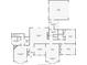 Detailed floor plan showcasing the layout of the home's bedrooms, bathrooms, kitchen, and living spaces at 4120 Grady Smith Rd, Loganville, GA 30052