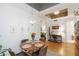 Cozy dining area featuring a round table, stylish chandelier, and natural light at 1166 Virginia Avenue Ne Ave # 8, Atlanta, GA 30306