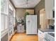 Charming kitchen featuring bright windows, white appliances, and ample storage space at 1166 Virginia Avenue Ne Ave # 8, Atlanta, GA 30306