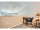 The desk area in the loft bedroom at 3655 Habersham Ne Rd # 344, Atlanta, GA 30305