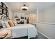 A cozy loft-style bedroom features decor, a queen bed, and a closet at 3655 Habersham Ne Rd # 344, Atlanta, GA 30305