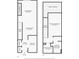 Floor plan showcasing the layout of the first and second floors, dimensions, and room types at 3655 Habersham Ne Rd # 344, Atlanta, GA 30305