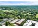 Aerial view overlooking the community, surrounded by parks and green spaces, offering a serene residential setting at 273 12Th Ne St # 111, Atlanta, GA 30309