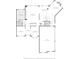 First floor plan of the home including kitchen, living room, dining room, office, and garage at 135 Emerald Ln, Roswell, GA 30075