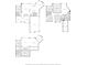 Detailed floor plan showcasing the layout of the home at 135 Emerald Ln, Roswell, GA 30075