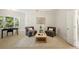 Cozy living room featuring comfortable seating, a decorative rug, and a well-lit atmosphere at 135 Emerald Ln, Roswell, GA 30075