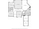 Second floor plan of home including bedrooms, bathrooms, and sitting room at 135 Emerald Ln, Roswell, GA 30075