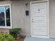 Inviting front entrance features a new door and a convenient mailbox at 1818 Ashborough Cir # E, Marietta, GA 30067