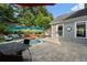 Private backyard pool with outdoor seating at 6430 Banbury Se Ct, Mableton, GA 30126