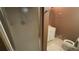 This bathroom features a clean walk-in shower at 1095 Mitchell Crossing Sw Dr, Atlanta, GA 30331
