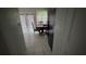 Tile floor dining area featuring a wood table and chairs at 1095 Mitchell Crossing Sw Dr, Atlanta, GA 30331
